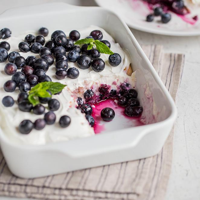 Rezeptbild: Blaubeer-Zitronen-Tiramisu