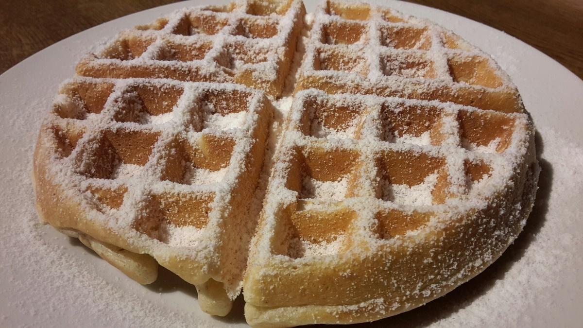 Rezeptbild: Belgische Waffeln ohne Zucker