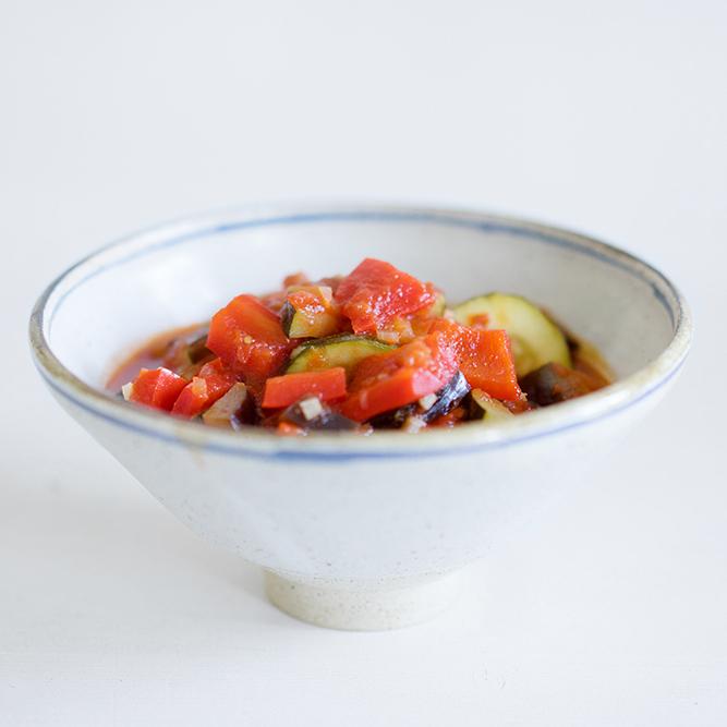 Rezeptbild: Ratatouille mit Paprika, Aubergine, Zucchini und Tomaten