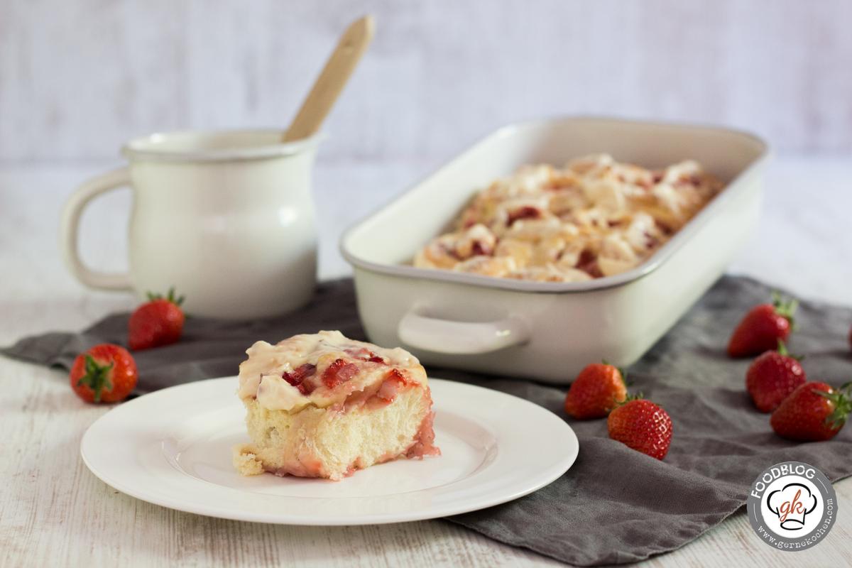 Rezeptbild: Erdbeerschnecken