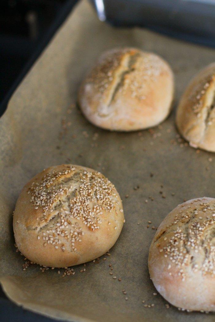 Rezeptbild: Rezept für schnelle Frühstücksbrötchen mit oder ohne Thermomix