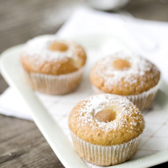 Rezeptbild: Nektarinen-Lavendel-Muffins
