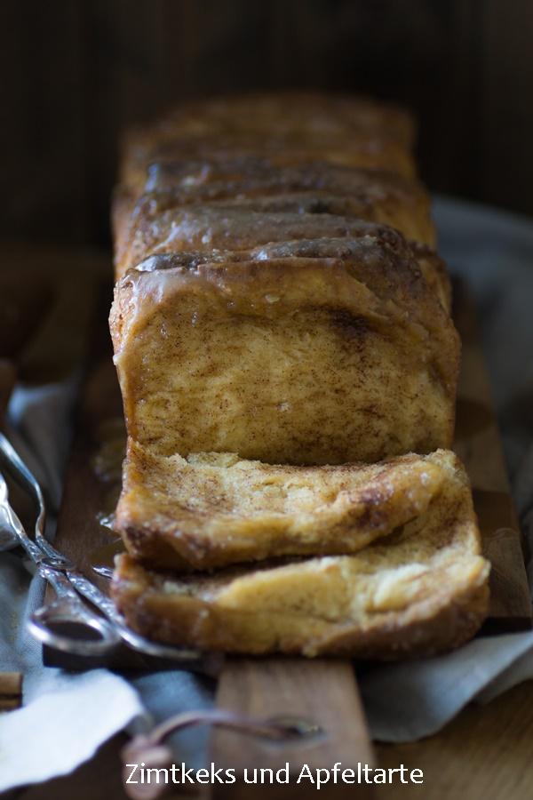 Rezeptbild: Süßkartoffel-Orangen-Zupfbrot mit Karamellguss