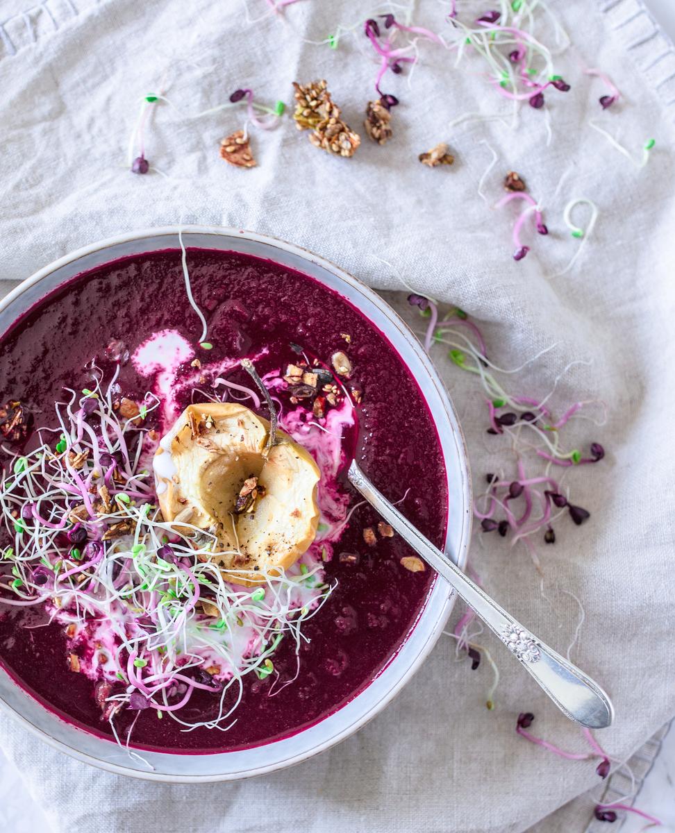 Rezeptbild: Apfel Randen Suppe