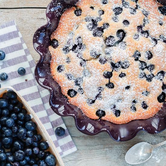 Rezeptbild: Blaubeer-Pfannkuchen aus dem Ofen