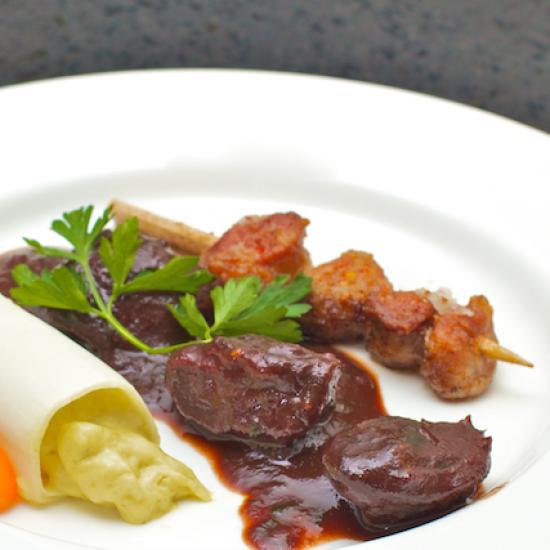 Rezeptbild: Backen, Porree und Ei