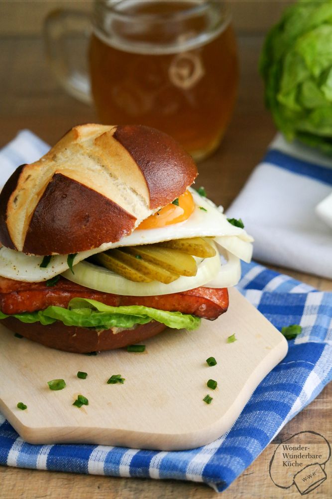 Rezeptbild: Bayerischer Burger