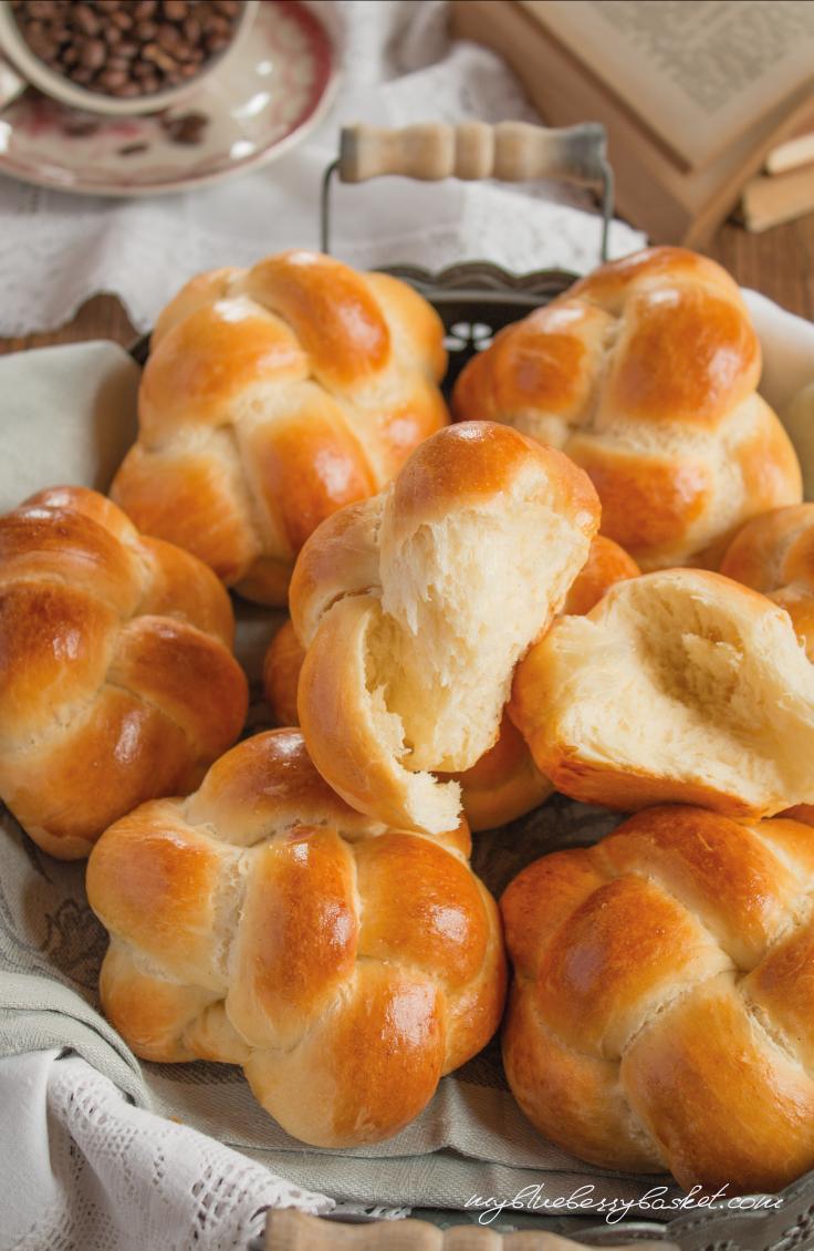 Rezeptbild: Süße Hefeknöpfe
