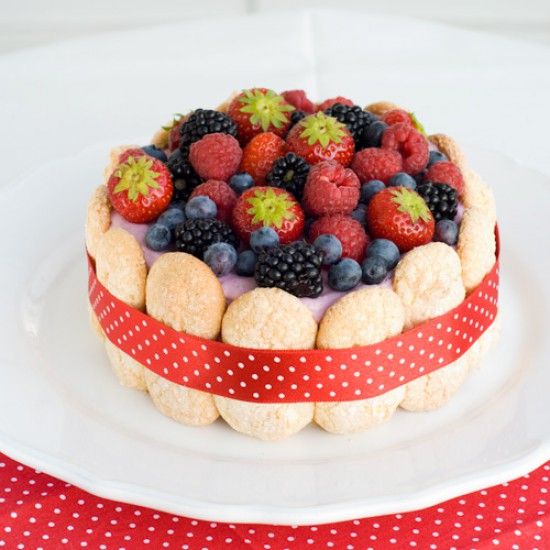 Rezeptbild: Beeren-Charlotte