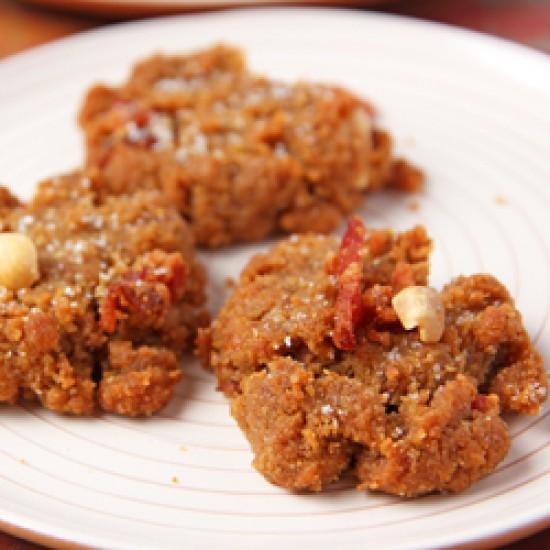 Rezeptbild: Bacon-Erdnuss-Cookies