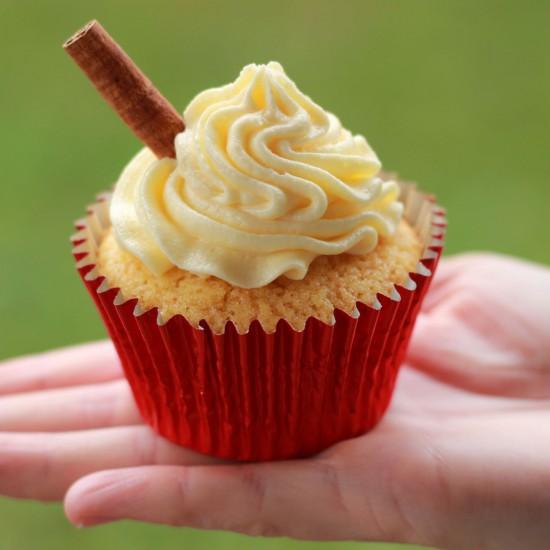 Rezeptbild: Eierlikör Cupcakes