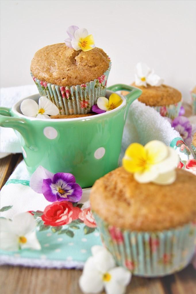 Rezeptbild: Rhabarber Walnussmuffins 