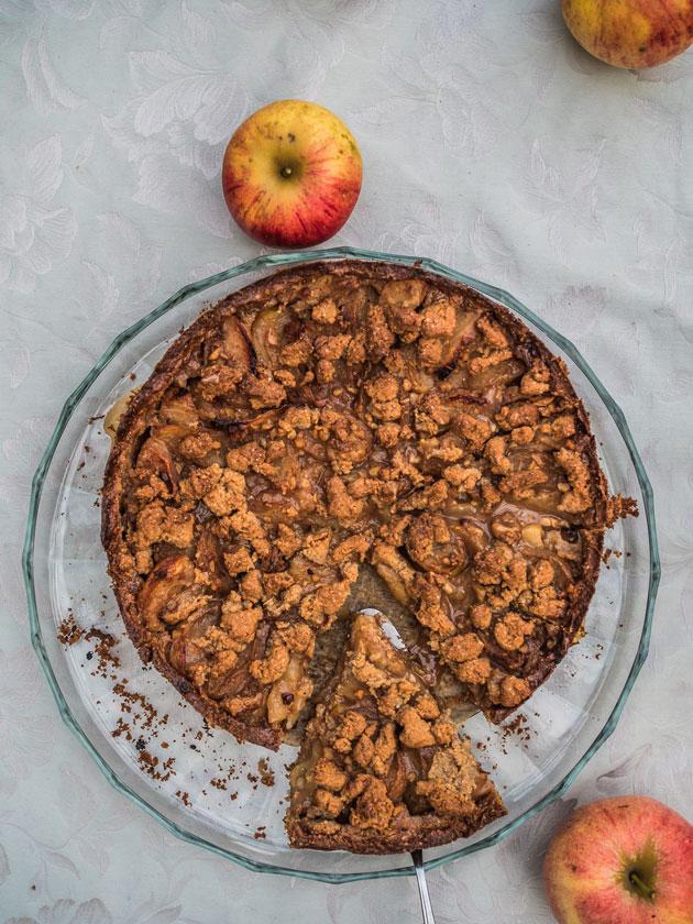 Rezeptbild: Apfelkuchen mit Streuseln und Spekulatius Aroma