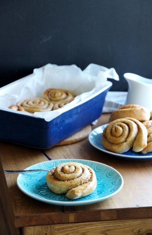 Rezeptbild: Zimt - und Lebkuchenschnecken