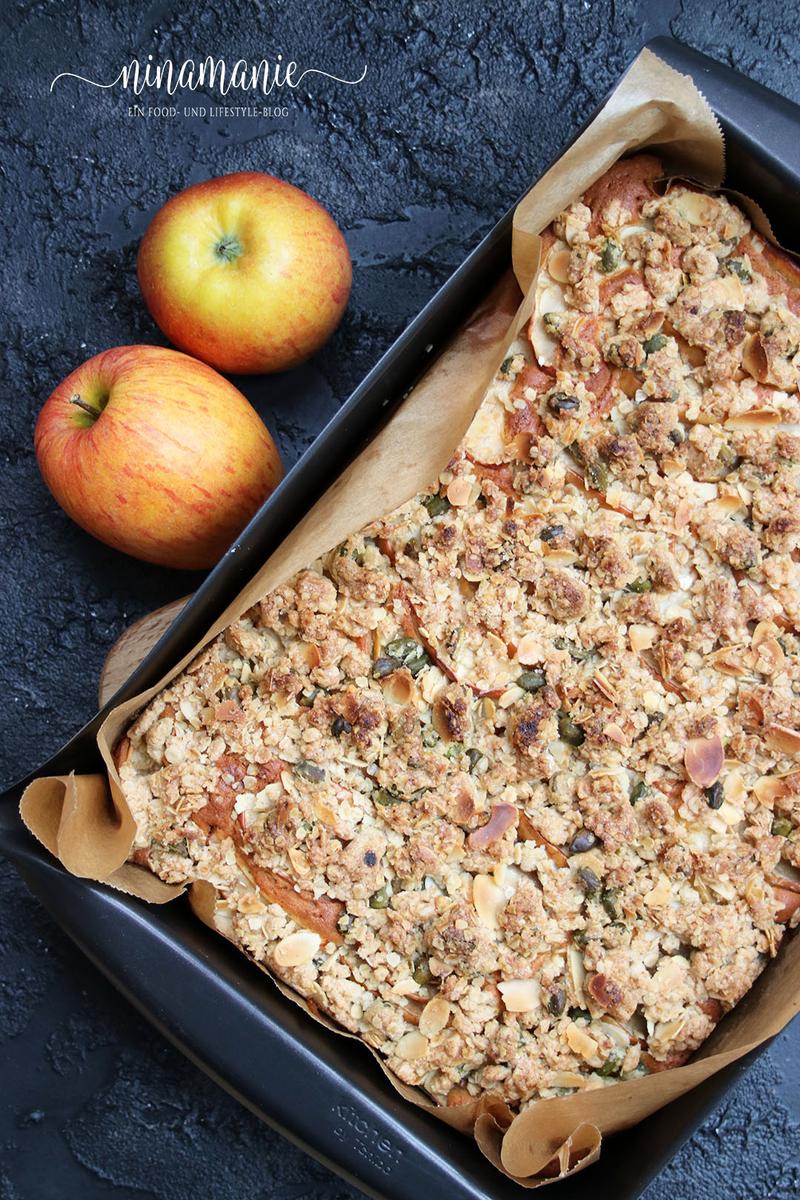 Rezeptbild: Apfel-Streusel-Rührkuchen