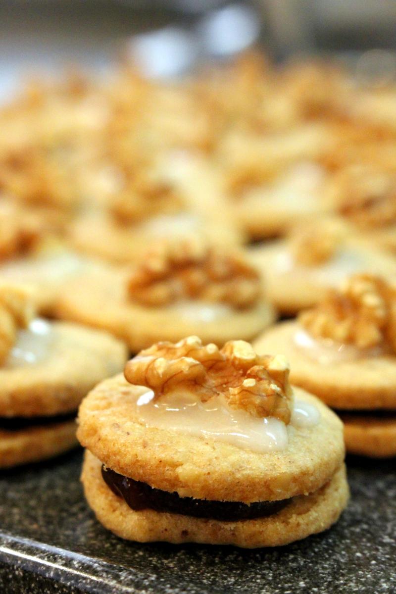 Rezeptbild: Walnuss Doppeldecker Guetsli