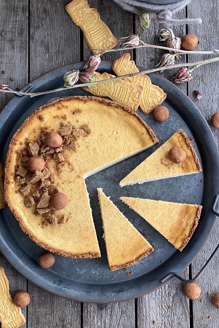 Rezeptbild: Spekulatius Käsekuchen schnell & lecker