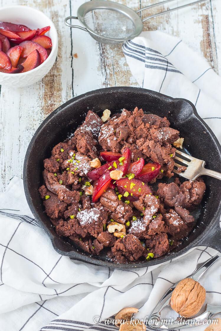 Rezeptbild: Schokoladen- und Nussschmarrn