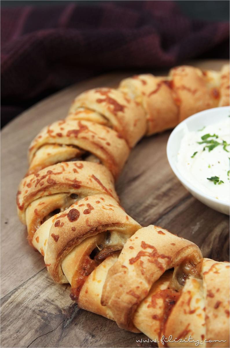 Rezeptbild: Pizzaring – Kreatives Rezept für schlecht essende Kinder