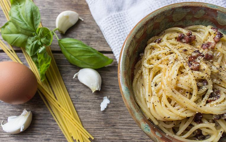 Rezeptbild: Originalrezept für Spaghetti alle Carbonara
