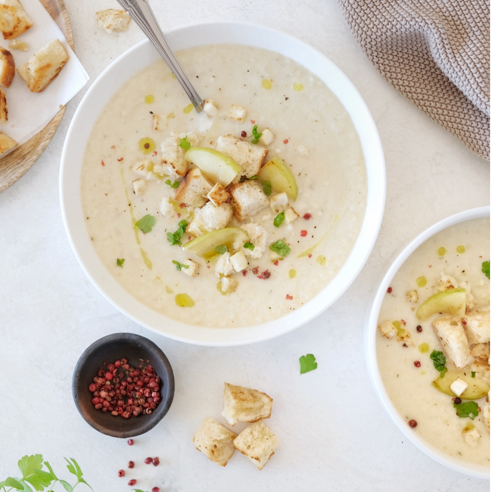 Rezeptbild: Geröstete Sellerie-Apfel-Suppe