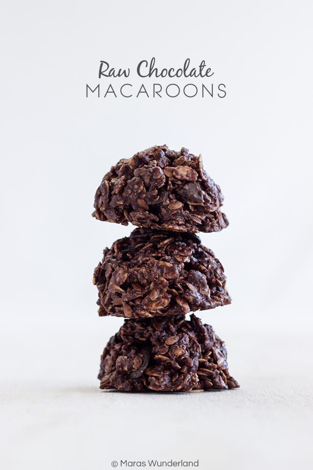 Rezeptbild: Raw Chocolate Macaroons