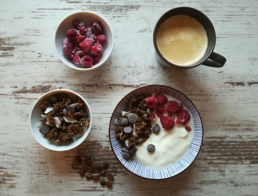 Rezeptbild: Kaffee-Kokos-Granola