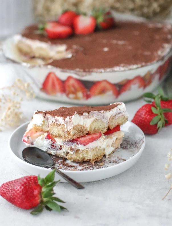 Rezeptbild: Erdbeer - Tiramisu