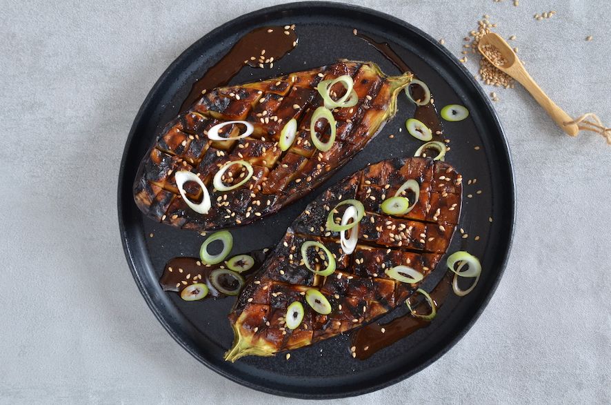 Rezeptbild: Miso-Auberginen
