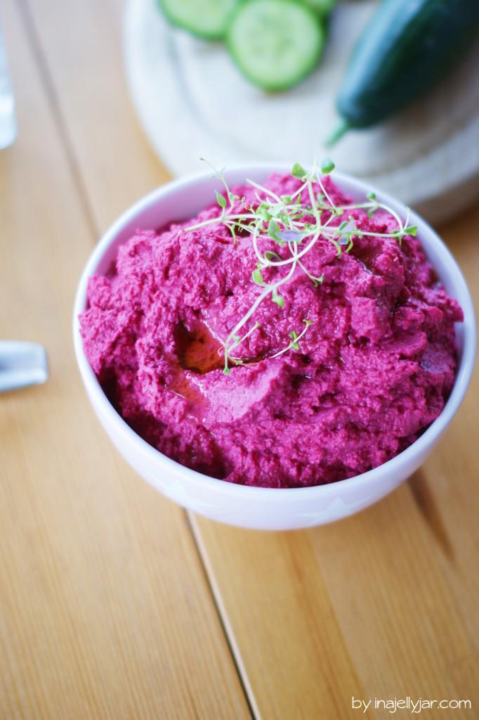 Rezeptbild: Rote-Bete-Hummus