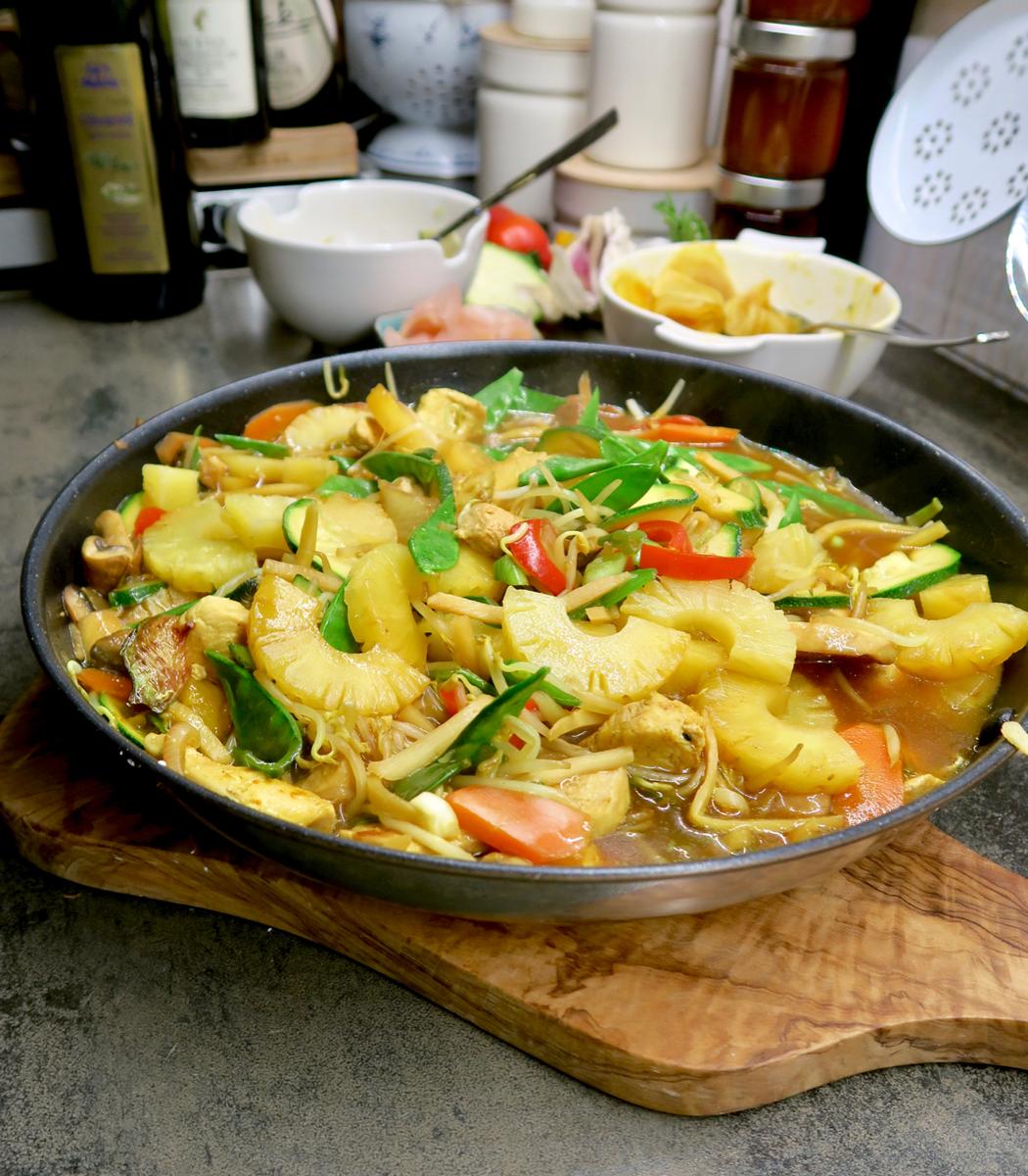 Rezeptbild: Ananas Chicken Sweet & Spicy