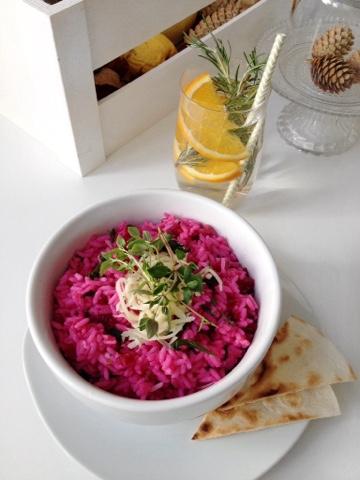 Rezeptbild: Rote Beete Risotto
