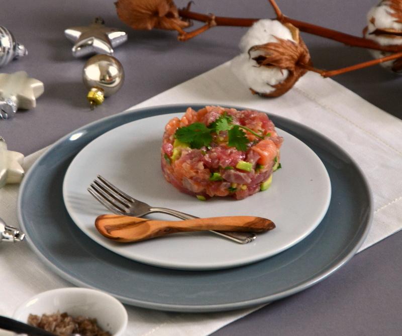 Rezeptbild: Asiatisches Thunfisch-Lachs-Tartar