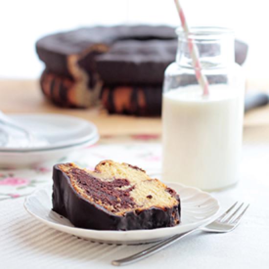 Rezeptbild: Marmorkuchen, fast klassische