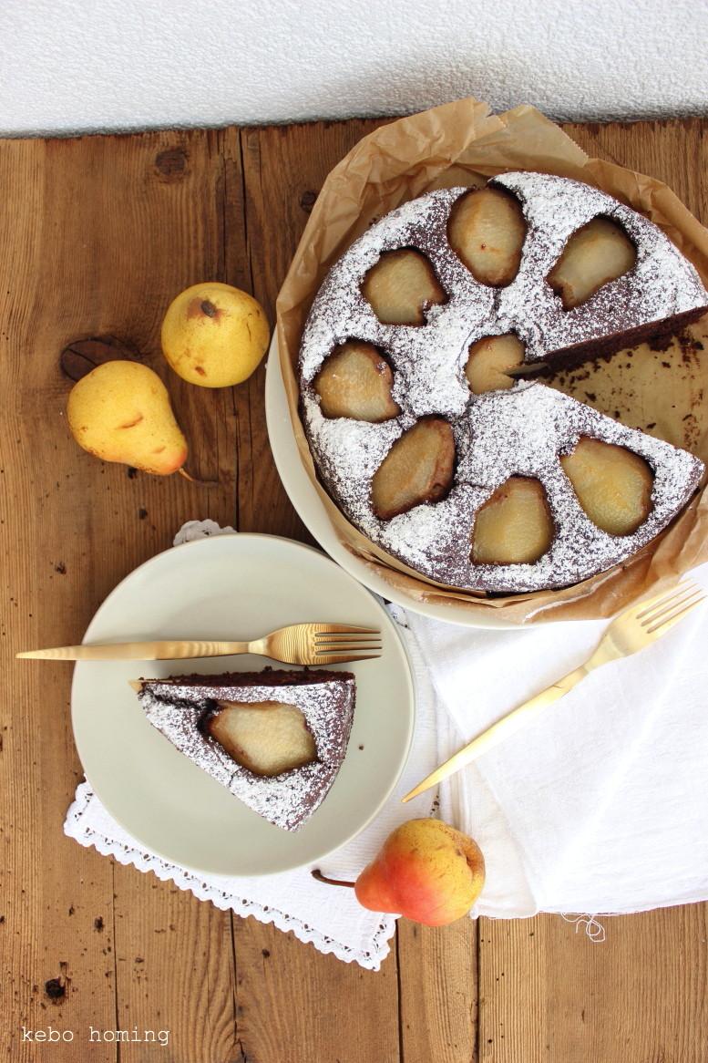 Rezeptbild: Schoko-Birnen-Kuchen