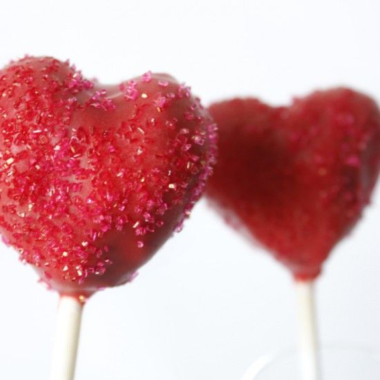 Rezeptbild: Herzchen-Cake Pops