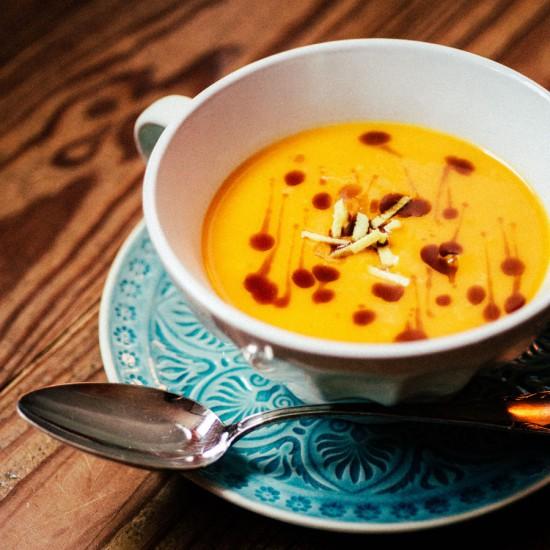 Rezeptbild: Butternut-Süßkartoffel Suppe