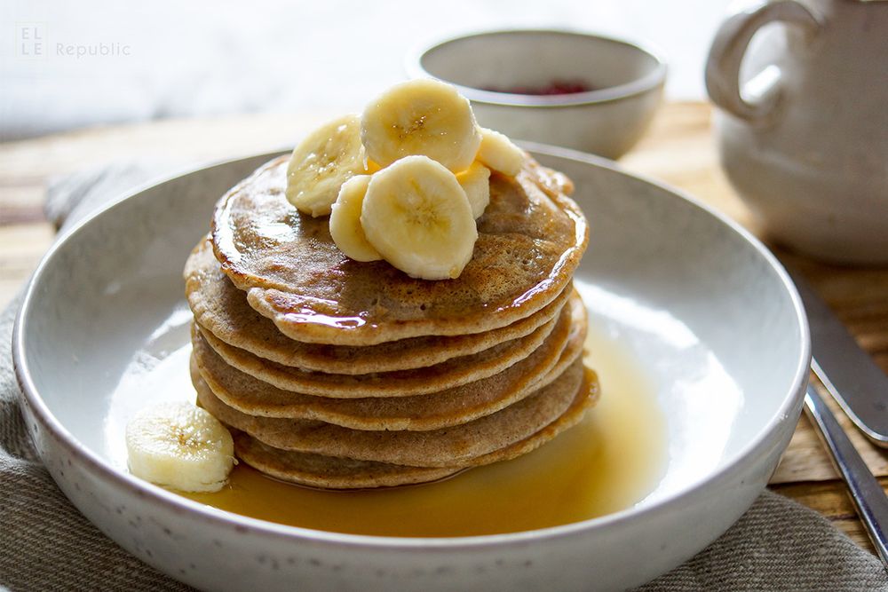 Rezeptbild: Kokos Buchweizen Pancakes