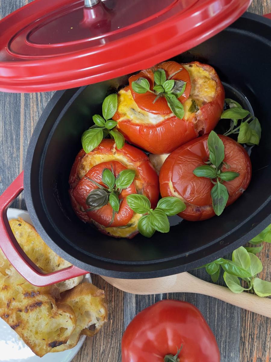 Rezeptbild: Vegetarische gefüllte Tomaten