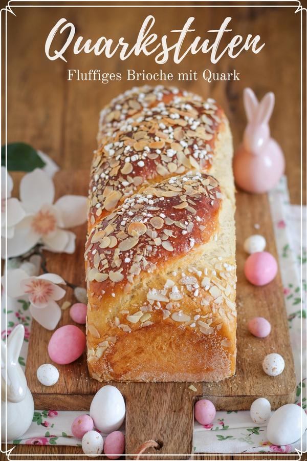 Rezeptbild: Quarkstuten – lockeres & fluffiges Hefegebäck