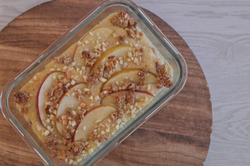 Rezeptbild: Frühstückspolenta mit Apfel