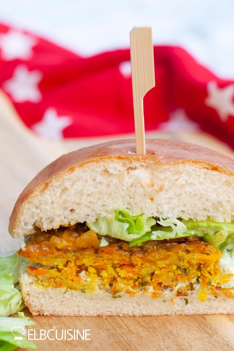 Rezeptbild: Vegetarische Bhaji-Burger nach Jamie Oliver