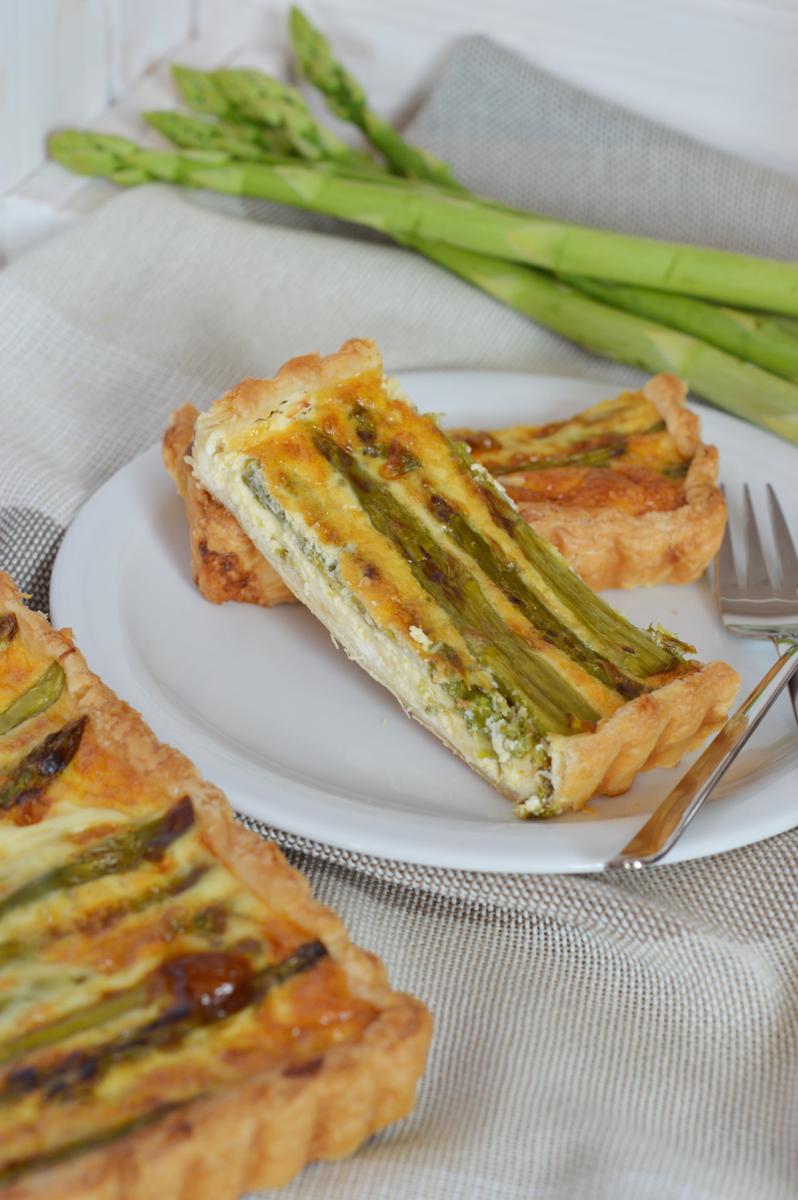 Rezeptbild: Spargel-Frischkäse-Tarte