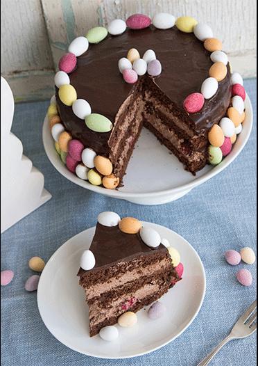 Rezeptbild: Oster-Schokoladentorte