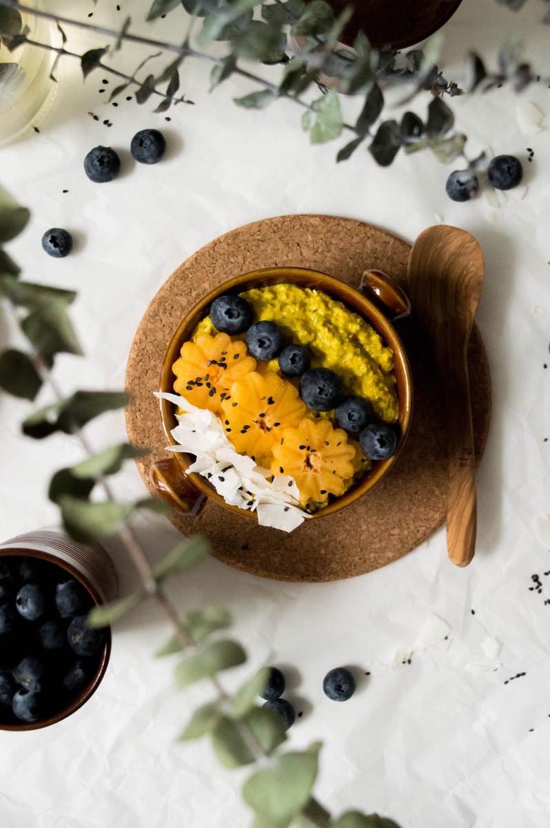 Rezeptbild: Kurkuma Overnight Oats