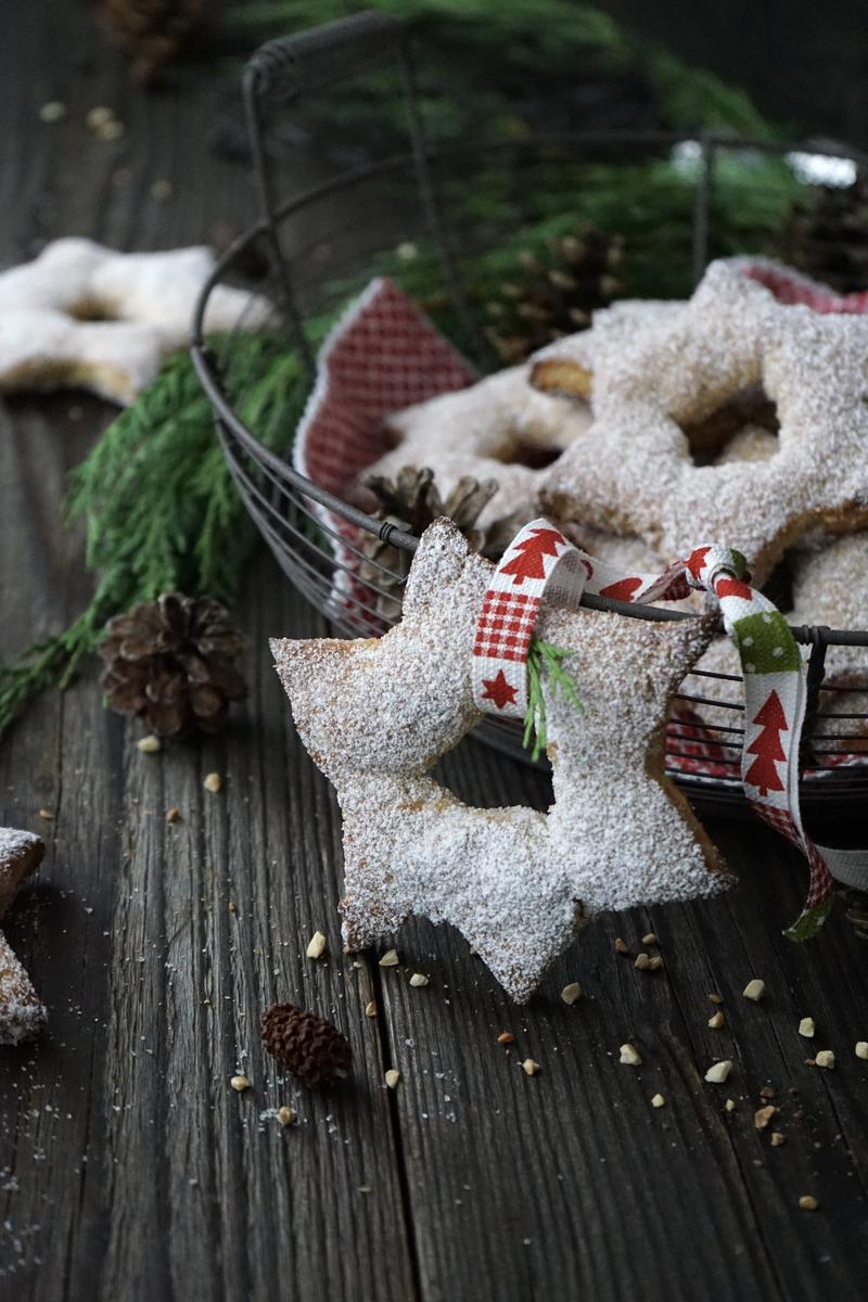 Rezeptbild: Marzipanstollen Sterne