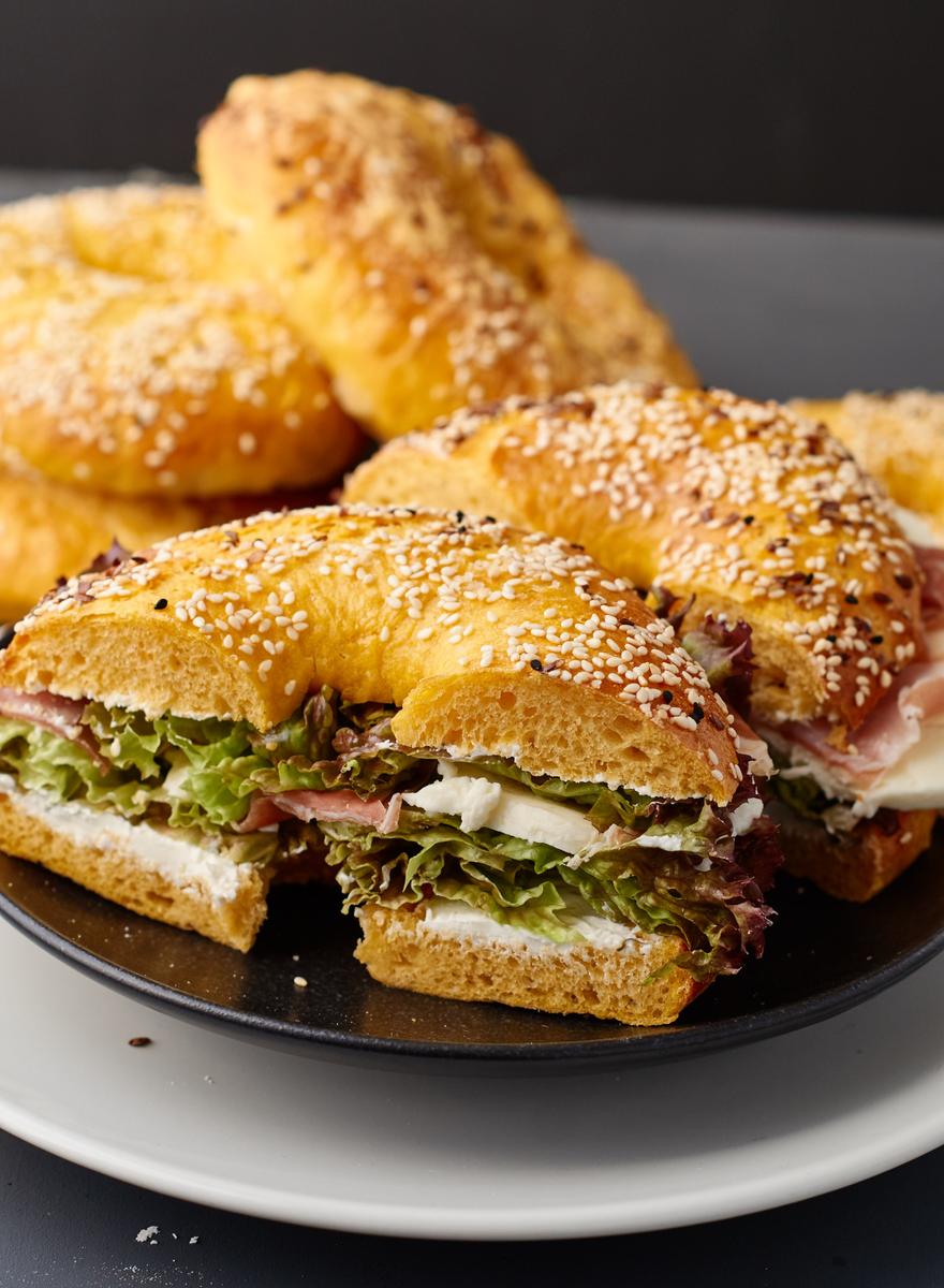 Rezeptbild: Süßkartoffel Bagel