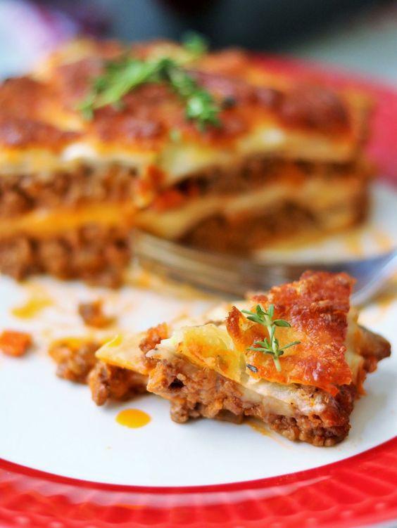Rezeptbild: Low Carb: Sellerie-Hackfleisch-Lasagne