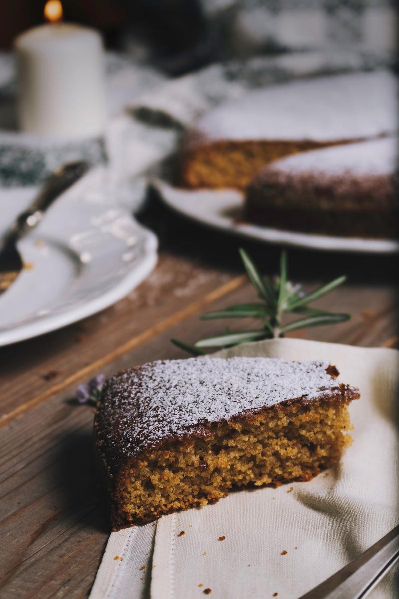 Rezeptbild: Italienischer Mandelkuchen – perfekt nicht nur zu Weihnachten.