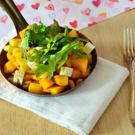 Rezeptbild: Kürbis-Kartoffel-Pfanne
